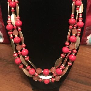 NWOT Premier Designs Retired “Razzmatazz” Beaded Necklace